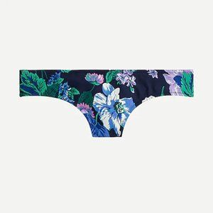 J. Crew Surf Hipster BIKINI BOTTOMS in Navy Retro Floral XXS NWT $69
